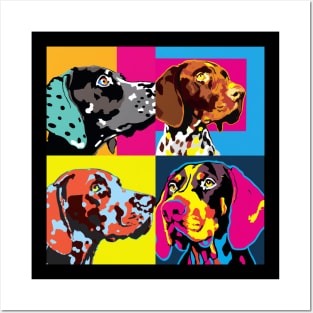 German Shorthaired Pointer Pop Art - Dog Lover Gifts Posters and Art